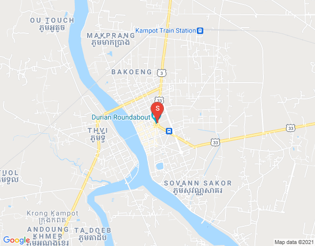 Map of Properties  Dabest, Kampong Kandal, Kampot