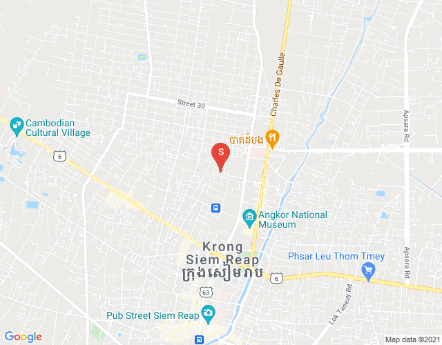 Svay Dangkum分区, 暹粒地图