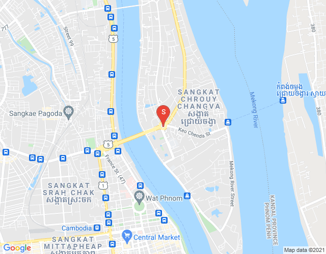 Mapa: Dabest Properties, Chroy Changvar, Phnom Penh