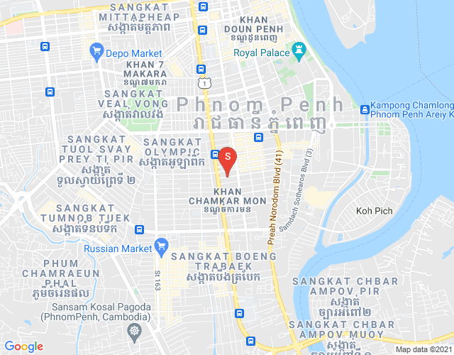 BKK 1, ボンケンコン, プノンペンの地図