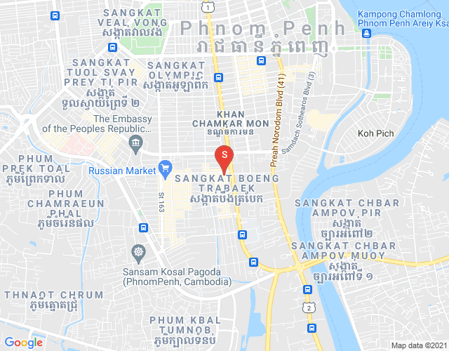 Mapa: Properties Dabest, Boeung Trabek, Chamkarmon, Phnom Penh