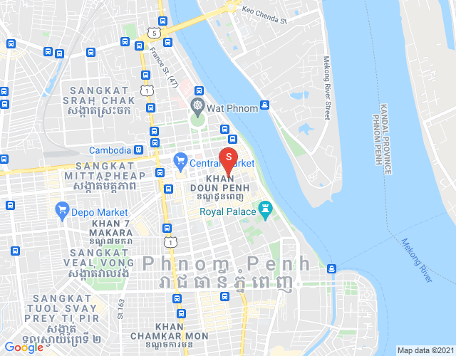 下市仔2分区, 隆边区, 金边地图