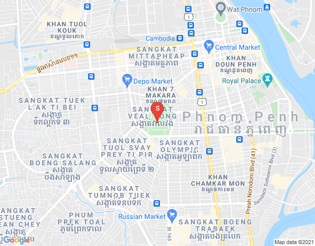 แผนที่ Dabest Properties, เวียลวง, เจ็ดมกรา, พนมเปญ