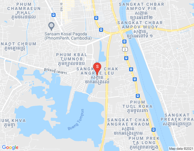 长夏上社分区, 棉芷区, 金边地图