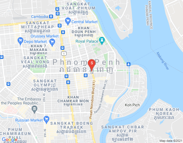 Map of Properties  Dabest, Chakto Mukh, Daun Penh, Phnom Penh