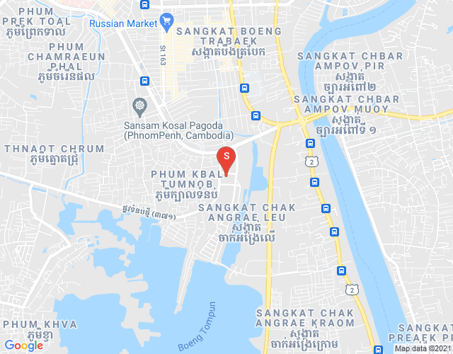 Map of Chak Angrae Leu, Meanchey, Phnom Penh