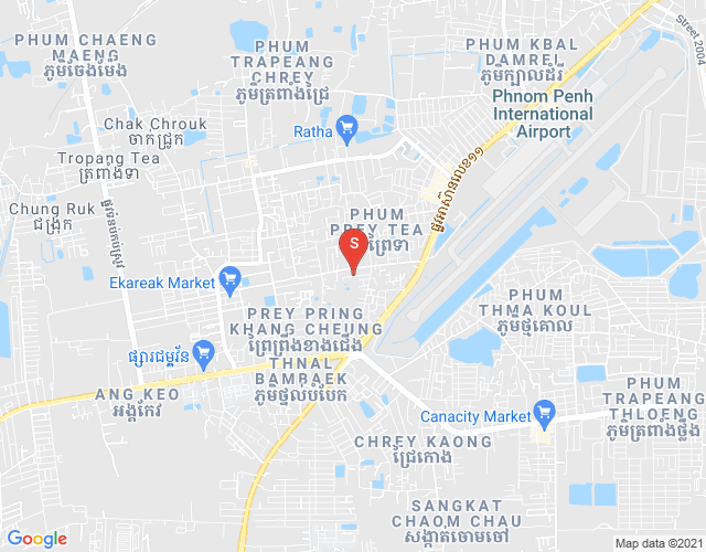 Carte de Chaom Chau 3, Por Sen Chey, Phnom Penh