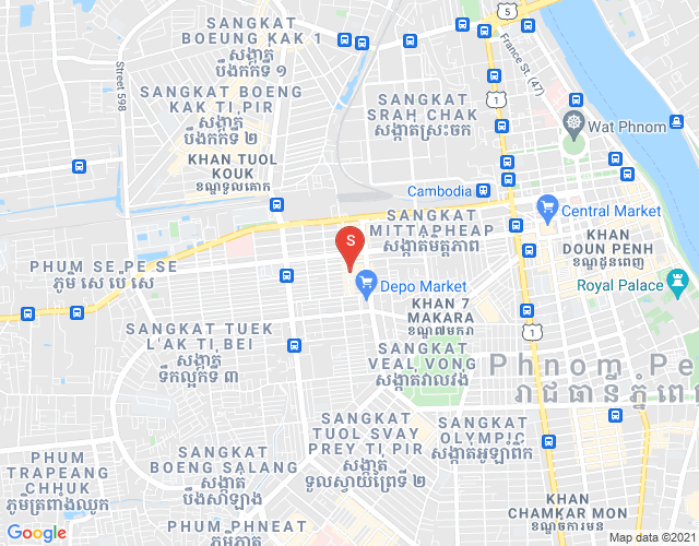 แผนที่ ผสาร์เดโป 2, ตuolโกก, พนมเปญ