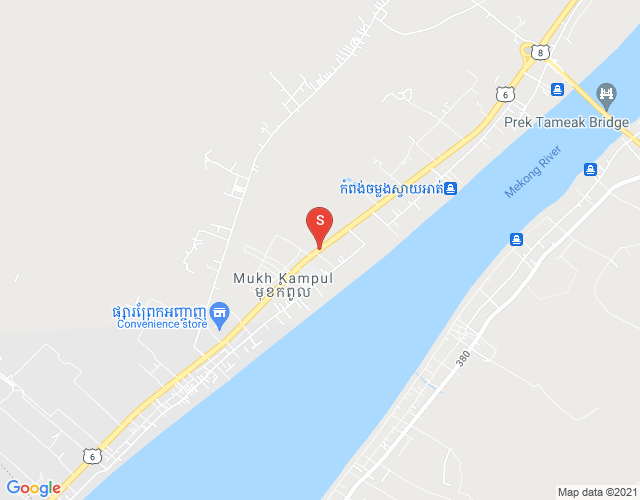 Mapa: Preaek Anhchanh, Mukh Kampul, Kandal