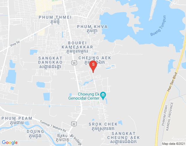 Mapa: Cheung Aek, Dangkao, Phnom Penh