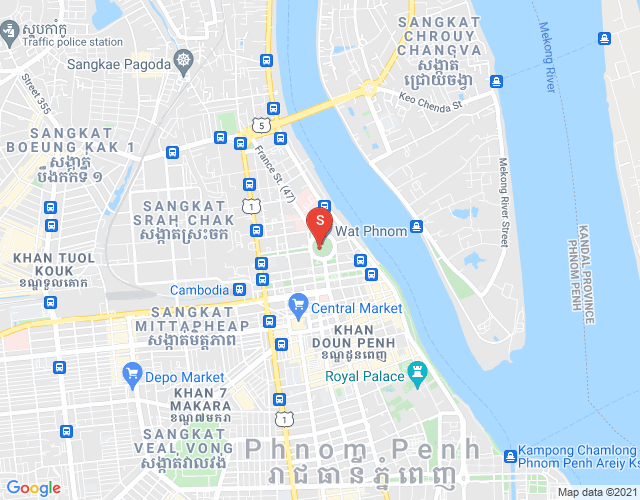 DABEST PROPERTIES, 타소야마, 룽볜구, 프놈펜 지도