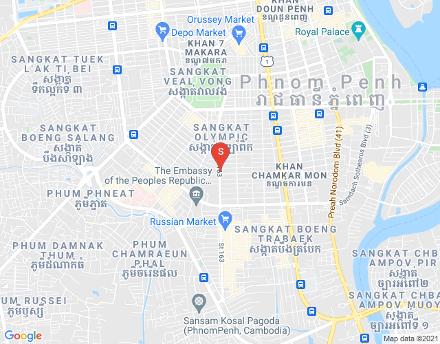 Mapa: BKK 3, Boeng Keng Kang, Phnom Penh