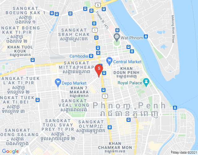 Veal Vong镇, 马卡拉区, 金边地图