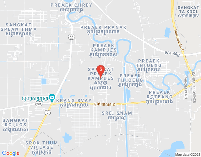 Mapa: Dangkao, Phnom Penh