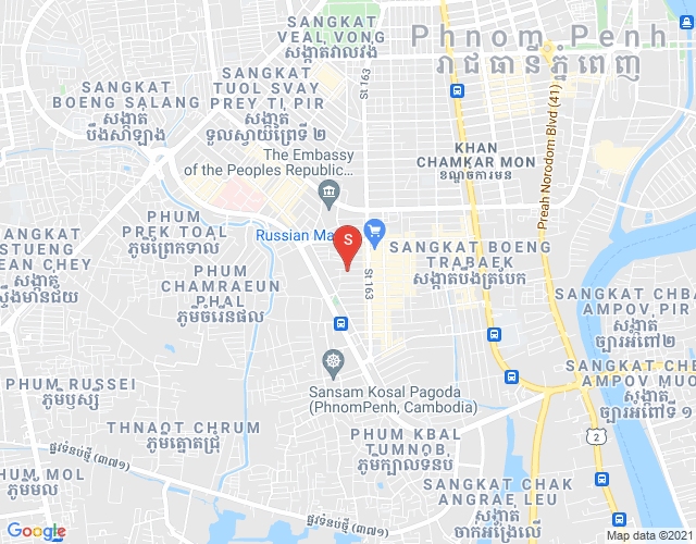 Mapa: Toul Tum Poung 1, Chamkarmon, Phnom Penh
