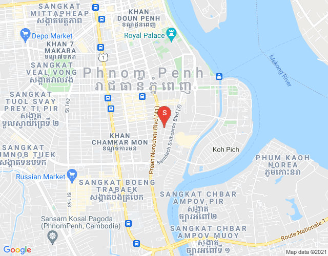 แผนที่ โตนเลบาสัก, จัมการมอน, พนมเปญ