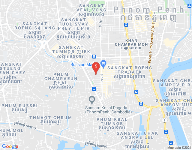 万景岗1分区（BKK1), 波哥堪, 金边地图