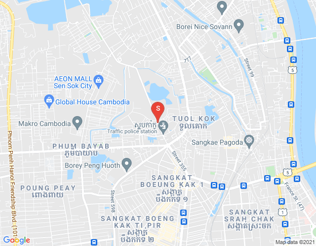 Map of Tuol Sangke, Russey Keo, Phnom Penh