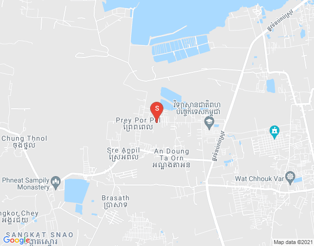 Mapa: Samraong Kraom, Por Sen Chey, Phnom Penh