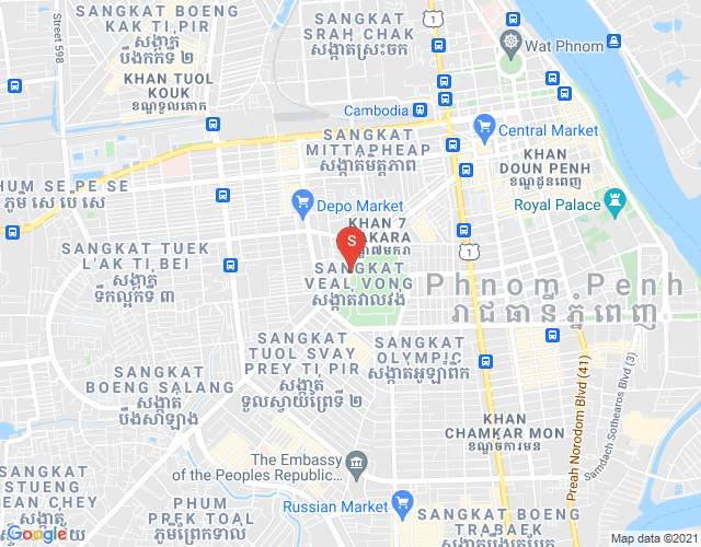 ヴィアルヴォン, 7マカラ, プノンペンの地図