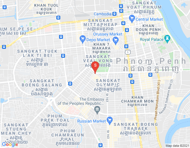 แผนที่ ตวลสวายเปรย 1, บึงเกงกอง, พนมเปญ