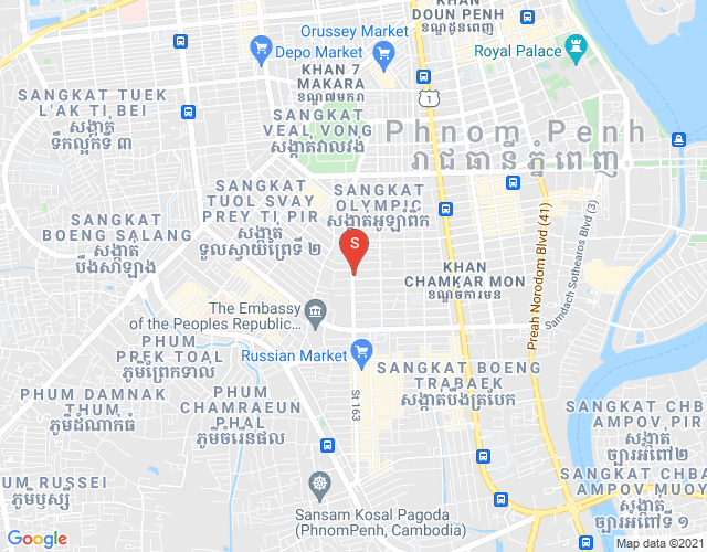 Map of BKK 3, Boeng Keng Kang, Phnom Penh