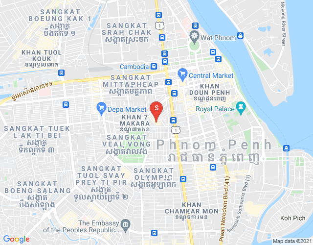 Carte de Dabest Properties, Veal Vong, 7 Makara, Phnom Penh