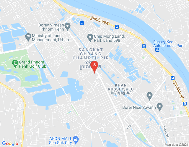 Mapa: Chrang Chamres 2, Russey Keo, Phnom Penh