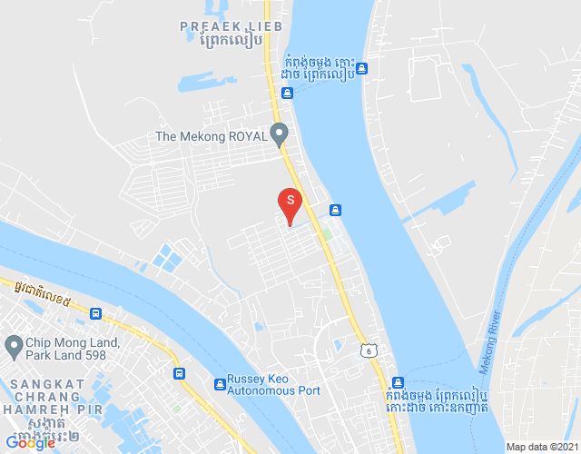 Map of Preaek Lieb, Chroy Changvar, Phnom Penh