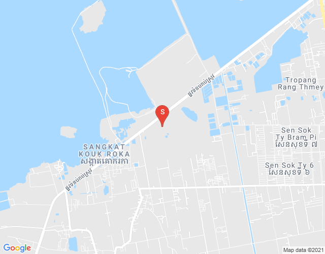 Map of Kouk Roka, Prek Pnov, Phnom Penh