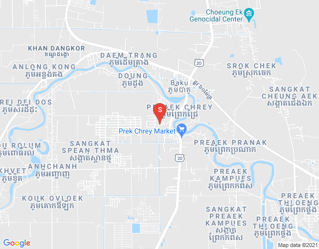 Mapa: Spean Thma, Dangkao, Phnom Penh