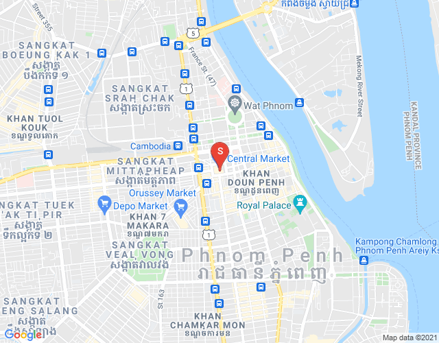 Carte de Properties Dabest, Boeng Reang, Daun Penh, Phnom Penh