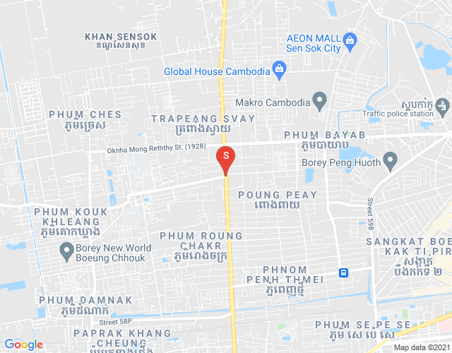 新金边, 森速区, 金边地图
