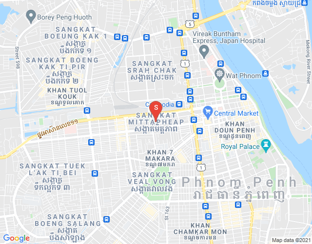 Mapa: Phnom Penh Thmey, Sen Sok, Phnom Penh