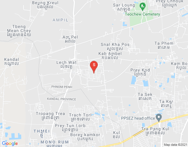 Map of Kamboul, Phnom Penh