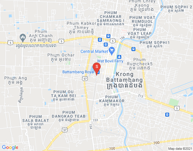 Mapa: Chomkar Somraong, Battambang
