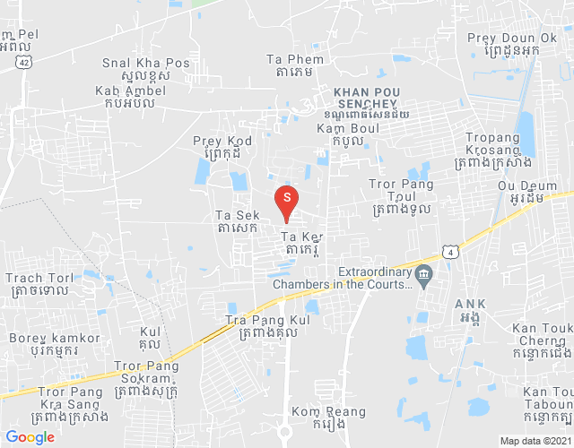 Map of Kamboul, Phnom Penh