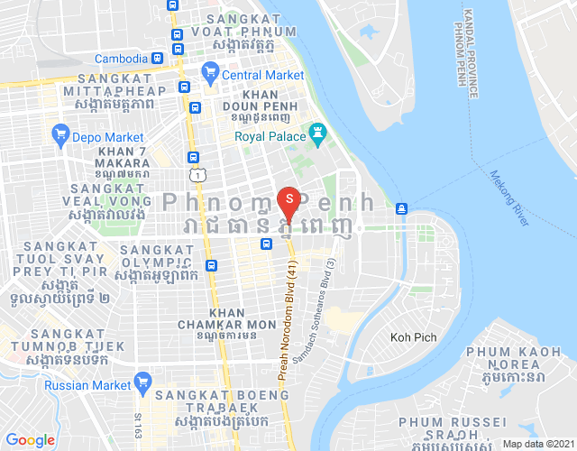 Carte de Dabest  Properties, BKK 1, Boeng Keng Kang, Phnom Penh