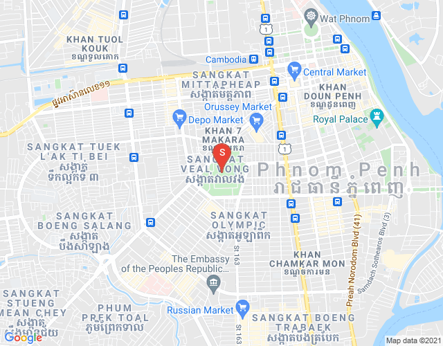 แผนที่ Dabest  Properties, เวียลวง, เจ็ดมกรา, พนมเปญ