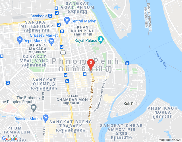 Mapa: Properties Dabest, BKK 2, Boeng Keng Kang, Phnom Penh