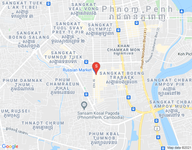 Dabest  Properties, 주더분1구역, 짬까몬, 프놈펜 지도