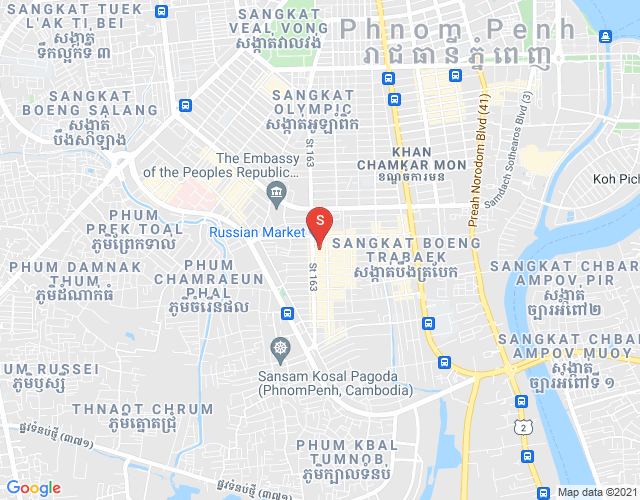 Map of Properties Dabest, Toul Tum Poung 2, Chamkarmon, Phnom Penh