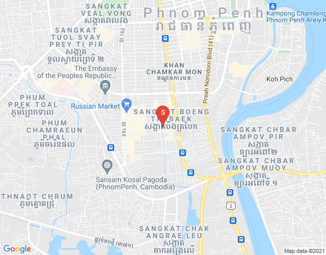 Map of Boeung Trabek, Chamkarmon, Phnom Penh