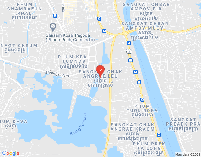 长夏上社分区, 棉芷区, 金边地图