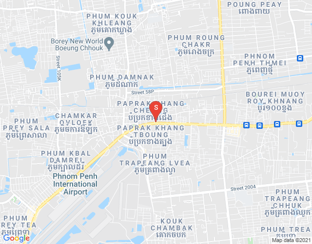 แผนที่ Kakap, โปร์แซนเจย, พนมเปญ
