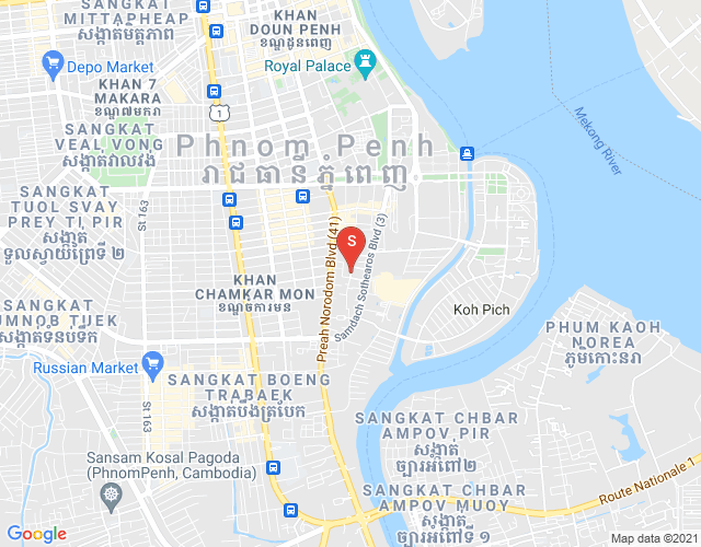 百色河分区, 占卡蒙, 金边地图