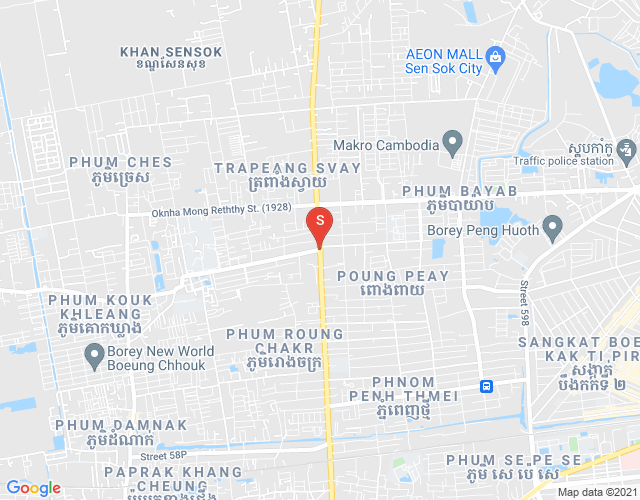 新金边, 森速区, 金边地图