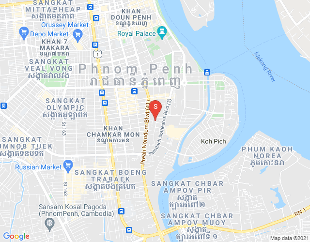 แผนที่ โตนเลบาสัก, จัมการมอน, พนมเปญ