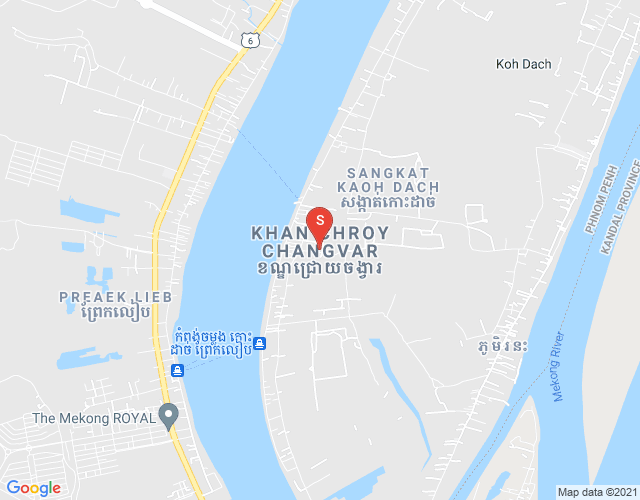 Mapa: Chroy Changvar, Phnom Penh