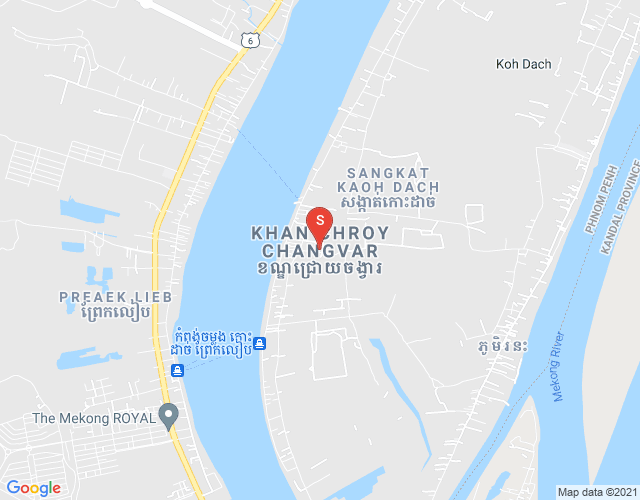 Mapa: Chroy Changvar, Phnom Penh